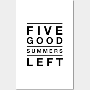 Five Good Summers Left Posters and Art